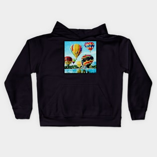 Hot air balloon Kids Hoodie